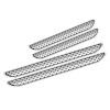 Set 4 bucati protectie praguri universale culoare crom si negru diamond PROT13.