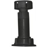 Cumpara ieftin Picior mobila din plastic negru, 100 mm, 4 buc / set