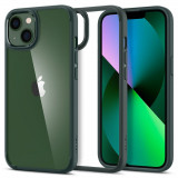 Husa Spigen Ultra Hybrid pentru Apple iPhone 13 Verde, Transparent, Carcasa