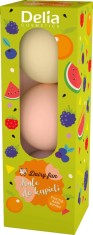 Bombe baie Pepene&amp;Portocale&amp;Fructe de padure Dairy fun, 3x100g, Delia Cosmetics