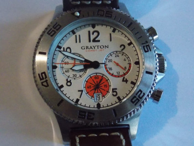 Ceas barbati aviator Grayton Comet jet (9564) foto