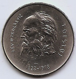 San Marino 1000 Lire 1978 (Tolstoy) Argint 14.6 g/835, 31.4 mm, KM-85 (1) foto