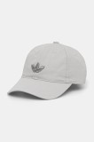 Adidas Originals șapcă de baseball din bumbac culoarea gri, cu imprimeu, JC6029