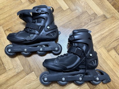 Role pentru Barbati Marimea 45 Oxelo Active FiT.3 Patine cu Rotile Decathlon foto