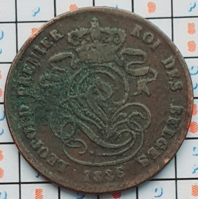 Belgia 2 Centimes - L&amp;eacute;opold I 1836 - km 4 - A033 foto