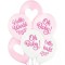 &quot;Set 6 baloane latex Oh baby girl 30cm&quot;