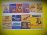 HOPCT LOT NR 51 GERMANIA -14 ETICHETE VECHI CHIBRITURI-FILUMENIE-