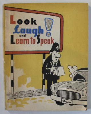 LOOK LAUGH AND LEARN TO SPEAK , TEXT IN ENGLEZA SI RUSA , 1970 foto