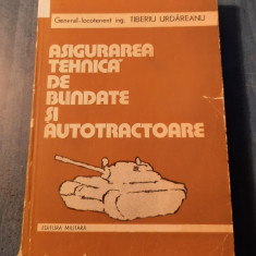 Asigurarea tehnica de blindate si autotractoare Tiberiu Urdqreanu