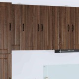 VidaXL Dulap suspendat de bucătărie Stejar &icirc;nchis 30 x 31 x 80 cm 885019