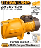 Pompa Apa Jet (Hidrofor) 1100W, 60m, 70L/min, motor cupru, INGCO JP110068