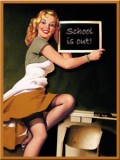 Magnet - Pin Up School, Nostalgic Art Merchandising