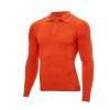 Pulover bărbătesc cu nasturi portocaliu PL013, 46