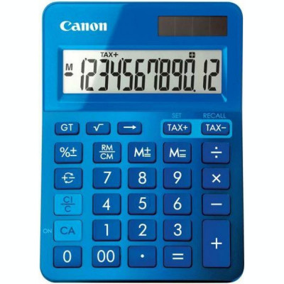 Calculator de birou CANON LS-123K BL ecran 12 digiti albastru BE9490B001AA foto