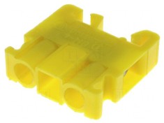 Terminal &Icirc;mbinare Șine 0,75-4mm2 1 Pista 2 Borne Galben TS15
