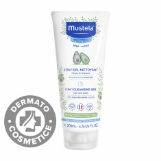 Gel de curatare 2 in 1 par si corp, 200ml, Mustela
