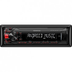 Radio MP3 player Kenwood KMM-101RY, Intrare USB si AUX, lumina rosie foto