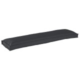 Perna Bancă Paleti vidaXL Negru 150x40x7cm Oxford, Interior, Confortabilă, Decor Modern, Husă Detasabilă