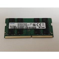 Memorie Ram Laptop, Samsung 16GB, DDR4, 1Rx8, PC4-3200AA, 1.2V, CL22, PC4-25600, M471A2K43DB1-CWE, 3200Mhz, Non-ECC, Unbuffered, sodimm, 260 pini
