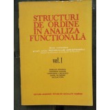 STRUCTURI DE ORDINE IN ANALIZA FUNCTIONALA - VOL.I