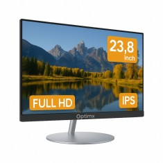 All in One Nou OptimX QD40, 23.8 Inch Full HD, Procesor Intel N100 pana la 3.40GHz (Generatia a 12-a), 8GB DDR4, 256GB SSD, Wi-Fi, Bluetooth, Boxe New