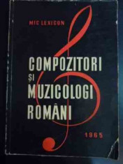 Compozitori Si Muzicologi Romani - Mic Lexicon - Viorel Cosma ,545798 foto