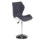 Scaun de birou HM Matrix 2, Ergonomic, Baza fixa, Cadru Cromat, Stofa/Piele ecologica, Inaltime ajustabila, Rotativ, 100 Kg, Alb/Gri