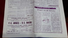 program FC Arges - SC Bacau foto