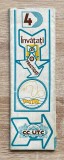 Pliant brosura Invatati si practicati inotul Nr. 4 din 5, C.C. al U.T.C., 1976, Carti Sport Hobby