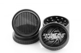 Grinder Santa Cruz din Canepa, Negru, 4 Parti, O55mm