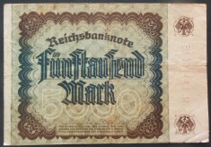 Bancnota istorica 5000 MARCI / MARK - GERMANIA, anul 1922 *cod 746 A - BERLIN