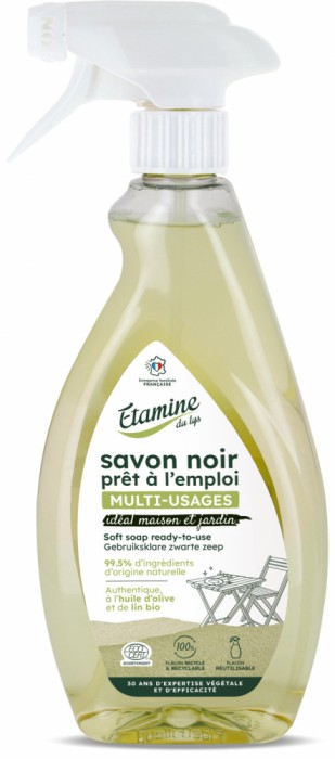 Detergent BIO spray multifunctional pentru casa si gradina, cu sapun negru, fara parfum Etamine
