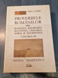 Proverbele romanilor volumul 9 Iuliu A. Zanne