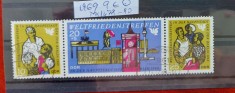 TS21 - Timbre serie DDR - 1969 Mi1478-80