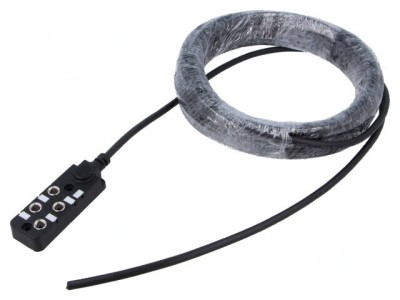 Cutie de conexiuni M8 PIN: 3 - soclu 6A IP67 - 10 metri foto