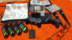 Consola Playstation 2 Modata, Impecabila, cu Accesorii foto