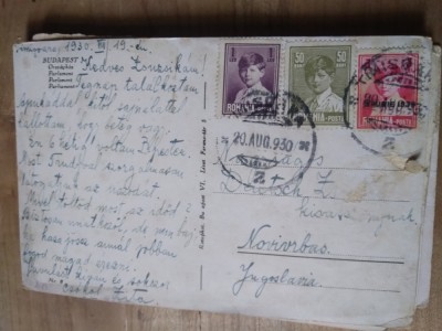 Ilustrata circulatie Romania Regele Mihai I 1939 foto