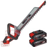Einhell GE-CH 36/61 Li PXC + Twinpack CB - Masina de tuns gard viu 67 cm + Set 2 acumulatori Li-Ion 18 V 2.5 Ah