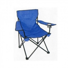 Scaun pliant camping, Strend Pro BC2012A, albastru, 53x53x90 cm, max. 120 kg