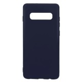 Husa de protectie flippy compatibila cu samsung galaxy s10 plus matte tpu albastru inchis