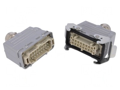 Conector HDC Tată-Mamă 16 PIN PE E16 foto
