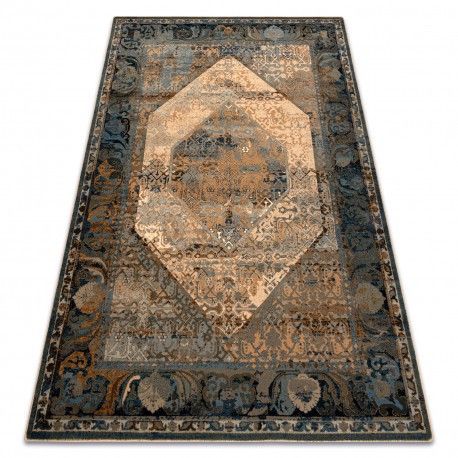 Covor de l&acirc;nă Omega Seneh Vintage coniac, 200x300 cm
