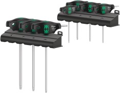 Set de chei Torx tip &quot;T&quot;, 454/7 HF Set 1, 7 bucati, Wera 05023452001 HardWork ToolsRange