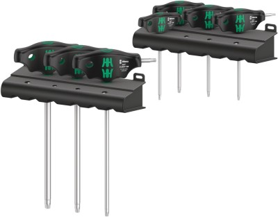 Set de chei Torx tip &amp;quot;T&amp;quot;, 454/7 HF Set 1, 7 bucati, Wera 05023452001 HardWork ToolsRange foto