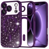 Asteroid GSM - Luxury Glitter MagSafe - iPhone 18 Pro / iPhone 17 Pro - Deep Purple