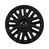 Set 4 capace roti 14 inchi (R14) compatibile MAZDA, Model 217 Black