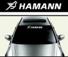 Sticker parasolar auto HAMANN (126 x 16cm) ManiaStiker, AutoLux