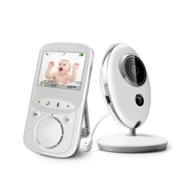Monitor pentru Bebelus Wireless, Senzor de Temperatura, 360 - Techsuit (VB605) - White foto
