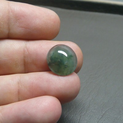 ~ Jad ( Jadeit ) natural - SUPERB - oval 6,09 ct. Certificat de Autenticitate foto