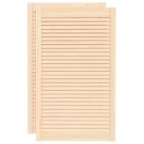 Cumpara ieftin Usi de dulap design lambriu 2 buc. 99,3x59,4 cm lemn masiv pin
